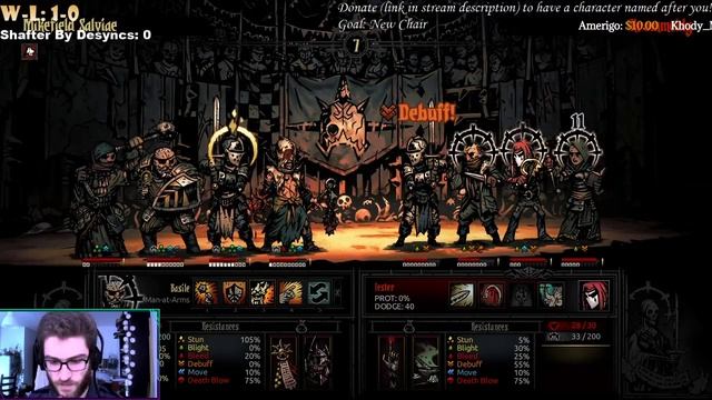 BIG BRAIN HIGHWAYMAN! | BEYOND CLUTCH! Stress + Stun | Darkest 1 | Butcher's Circus |Darkest Dungeo смотреть онлайн