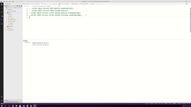 1 of 3 - SQL Language CREATE, DROP, ALTER смотреть онлайн