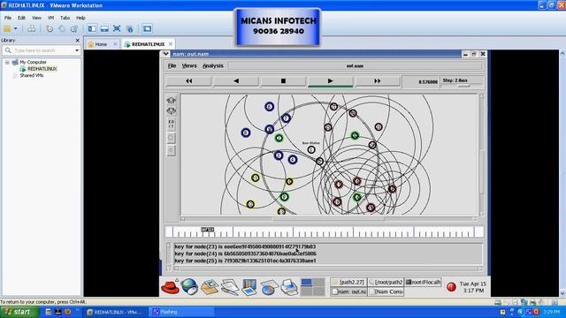 NS2 project for A Framework for Identifying Compromised Nodes in Sensor Networks смотреть онлайн