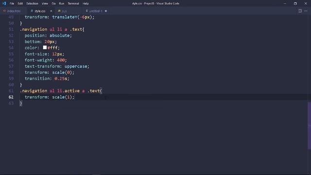 CSS Icon Hover Effect | Animated Menu Indicator Using JavaScript смотреть онлайн