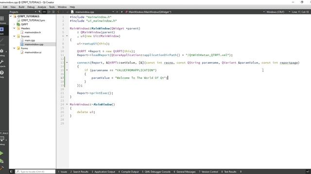 Qt Reports Part-2 | Set And Display Values In Report | QtRPT Tutorial смотреть онлайн