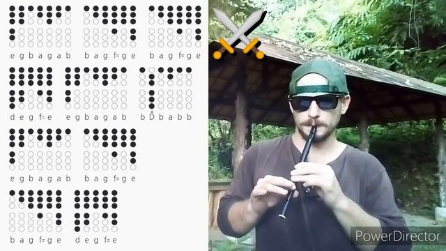 Toss A Coin To Your Witcher - Tin Whistle Tutorial with Tabs смотреть онлайн