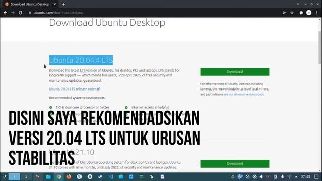 Cara Download File ISO Ubuntu Linux Resmi dan Langsung dari Website Canonical | Tutorial Linux смотреть онлайн