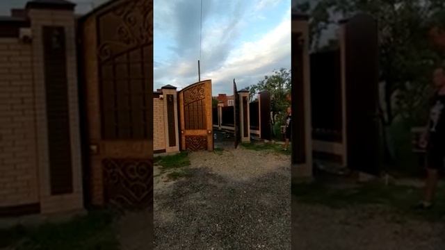 Автоматизация распашных ворот Nice Wingo5bdkce (umdom123.ru)