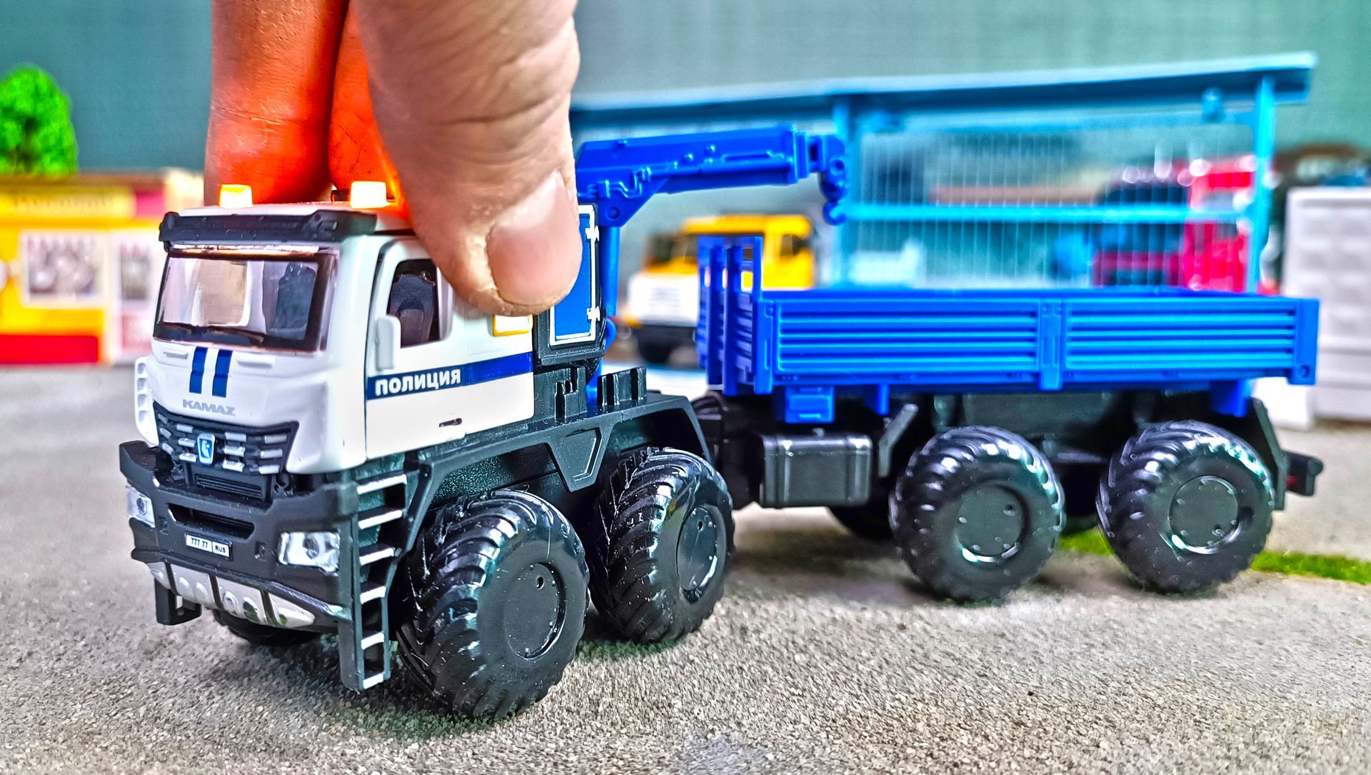 Полицейская машинка АРКТИЧЕСКИЙ ВЕЗДЕХОД. Новинка Технопарк. Про машинки.