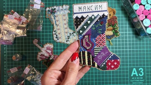 6. Готовые игрушки по буклетам Victorian Christmas Treasures и новый буклет в моей коллекции смотреть онлайн