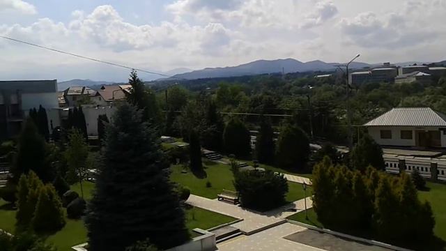 г Нальчик, Хасанья, вид из окна смотреть онлайн