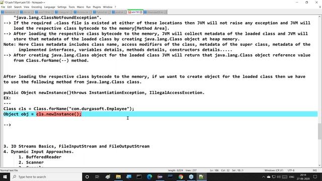 ADV. JAVA tutorials || Session - 7 || by Mr. Nagoor Babu On 27-06-2020 @ 7:30PM