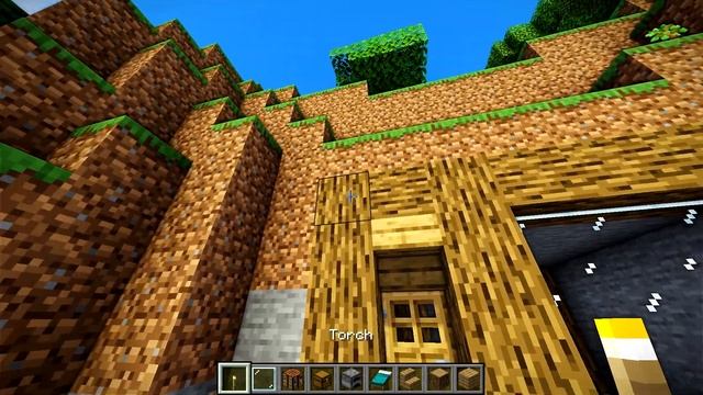 Minecraft Easy 5-Minute Day 1 House Base Tutorial (How to Build) смотреть онлайн