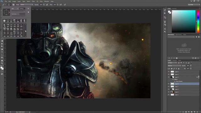 Fallout 4 | thumbnail | Speed Art | [Photoshop] #9 смотреть онлайн