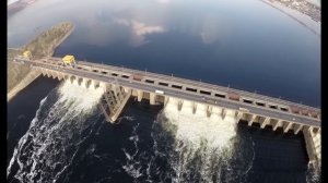 Сброс воды на Жигулёвской / ГЭС / Togliatti / Russia