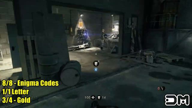 Wolfenstein The New Order - All Collectible Locations (Enigma Codes, Letters, Gold) смотреть онлайн