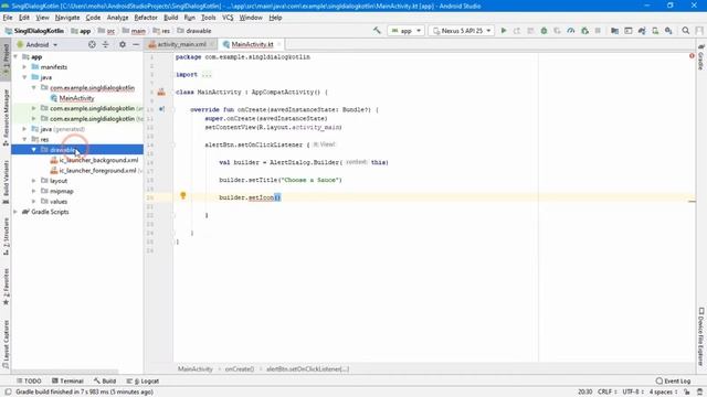 SingleChoice Alert Dialog in Kotlin - Part 4 смотреть онлайн