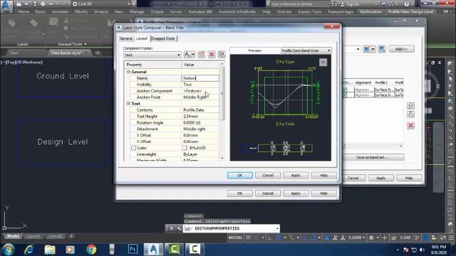 Create Data Bands Style:- 05 In AutoCad Civil 3D смотреть онлайн