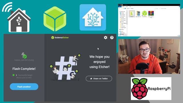 Install Home Assistant on Pi4 (SUPER FAST - 2 MINS) смотреть онлайн
