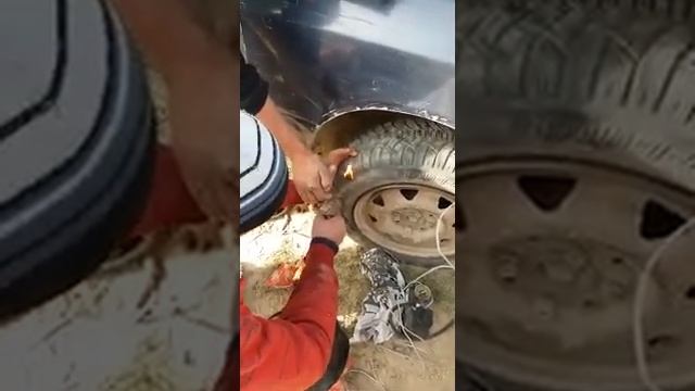 Как отремонтировать безкамерку в полевых условиях смотреть онлайн