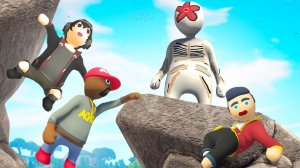 ДЕМОГОРГОН ИЩЕТ НАС! УКРЫЛИСЬ НА ОБРЫВЕ В НЫЧКЕ! УГАРНЫЕ ПЛАСТИЛИНОВЫЕ ПРЯТКИ В HUMAN FALL FLAT