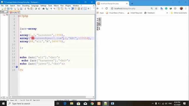 function and array and oop смотреть онлайн