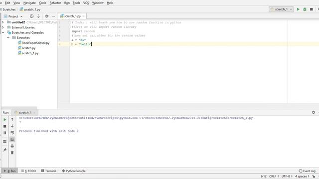 Python - Random function смотреть онлайн