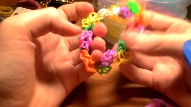 Браслет "Бабочка". Плетение из резинок. Часть2. смотреть онлайн