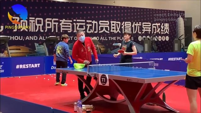 Learning the backhand flick of Chen Meng смотреть онлайн