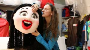 Ростовая кукла танцовщица Лейла голова | Изготовление ростовых кукол iclowns.ru