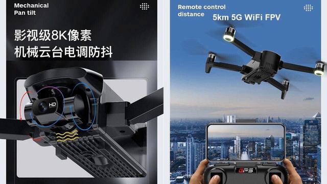 X36 GPS 3-Axis Gimbal 8K Long Range Brushless Drone – Just Released ! смотреть онлайн