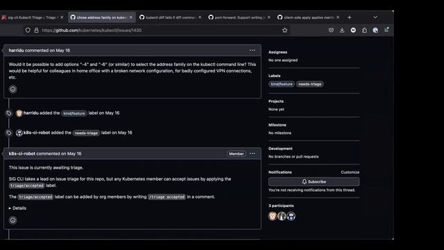 Kubernetes SIG CLI 20230719 Bug Scrub смотреть онлайн