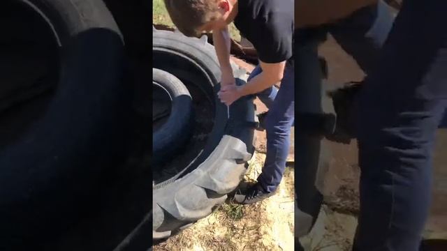 Якутский нож и тракторная покрышка смотреть онлайн