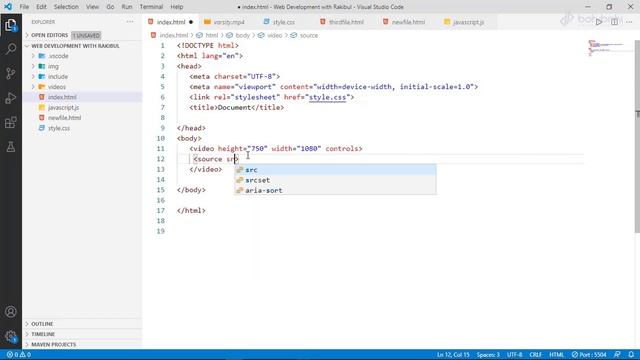 3.2-HTML VIDEO | HTML5, CSS3 & Bootstrap 4 For Web Development | Bohubrihi смотреть онлайн