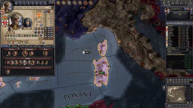 Crusader Kings 2--Playing Tall as Sardinia, House Sorrenti--Ironman--Part 28--Cathar Fruits of Labo смотреть онлайн