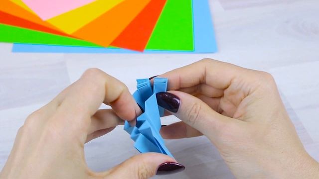 Радужная Бумажная игрушка АНТИСРЕСС трансформер не ОРИГАМИ ? Поделки из бумаги смотреть онлайн