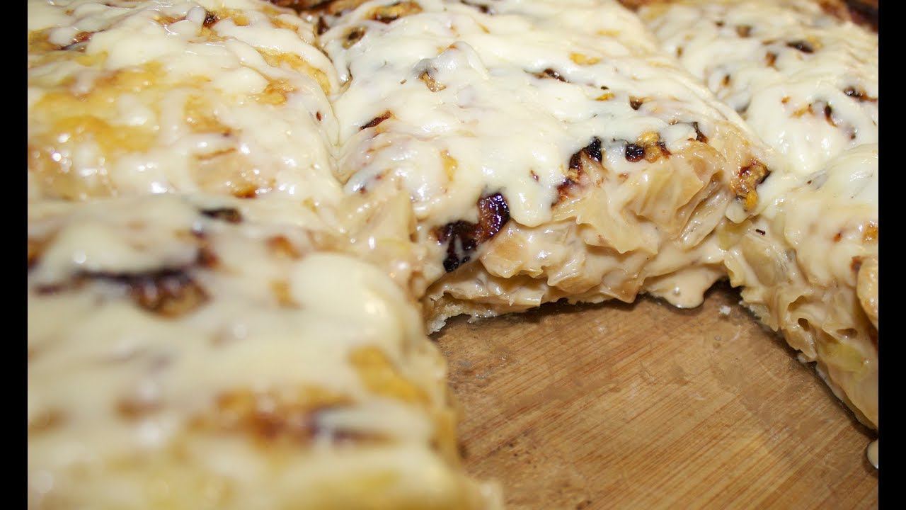 Капустный пирог! Капуста остается внутри!