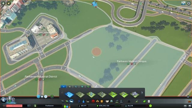 Building a medical campus and finding HIDDEN path nodes! Red Panda Skylines #citiesskylines смотреть онлайн