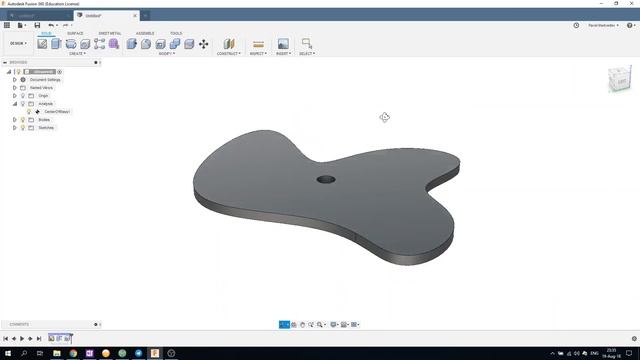 Геометрический центр грани во Fusion 360 - Выпуск #185 смотреть онлайн