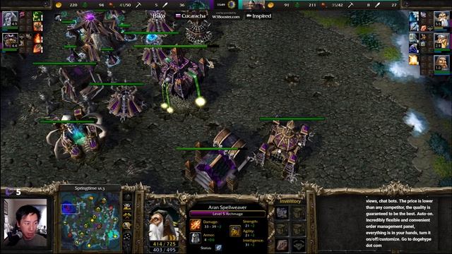 biko (UD) vs Inspired (HU) - Recommended - WarCraft 3 - WC3599 смотреть онлайн