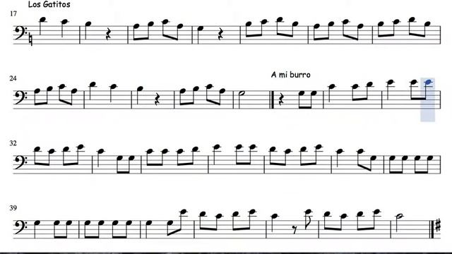 19 of 30 Popurrit Mix Sheet Music for Cello I have a Doll Littles Kitties My Donkey смотреть онлайн