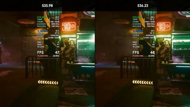 NVIDIA DRIVER 535.98 vs 536.23 | TEST IN 7 GAMES | RTX 3060 смотреть онлайн