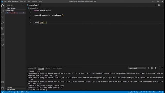 How to download Instagram profile pic | Python (Even Private Account) смотреть онлайн