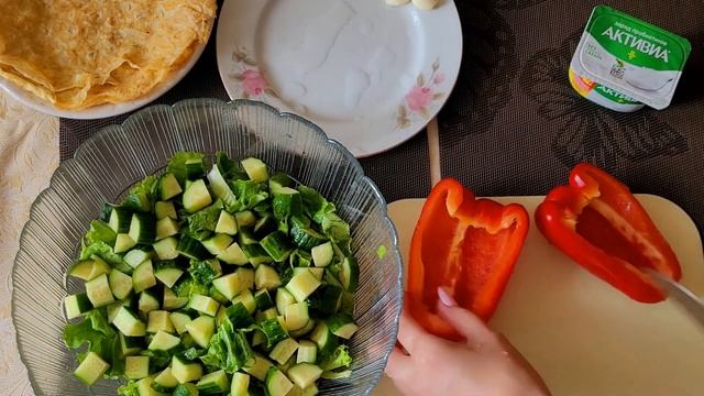 ХОТИТЕ ЧЕГО-ТО ЛЁГКОГО И ВКУСНОГО НА УЖИН!? ГОТОВИМ БЫСТРЫЙ САЛАТ НА УЖИН|ВКУСНЫЕ РЕЦЕПТЫ|