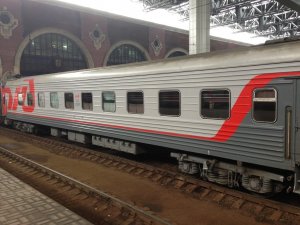 Вид из окна поезда №391 Челябинск - Москва