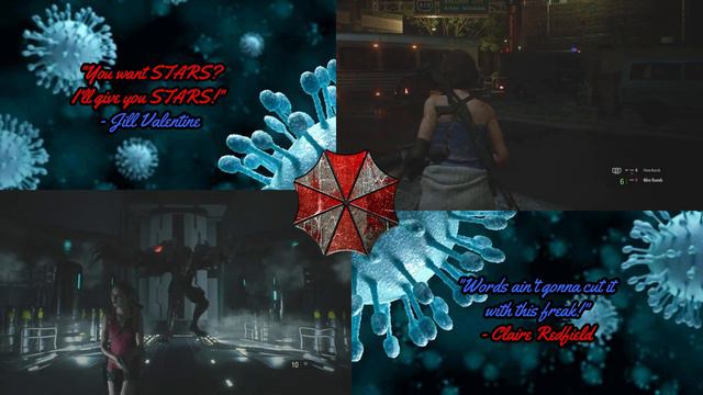 ☣ Resident Evil 2/3 REMAKE ~ Jill Valentine & Claire Redfield VS Nemesis & Birkin (Split Screen) ☣ смотреть онлайн