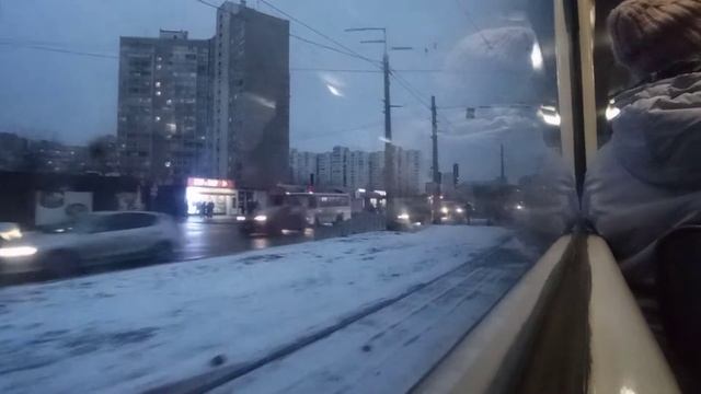 Поездка на Трамвае "Татра-Юг" Т6Б5, Борт 101, Маршрут 8К смотреть онлайн