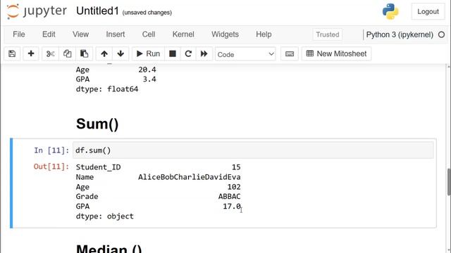 Aggregate Function In Pandas | Pandas Tutorials For Data Science смотреть онлайн