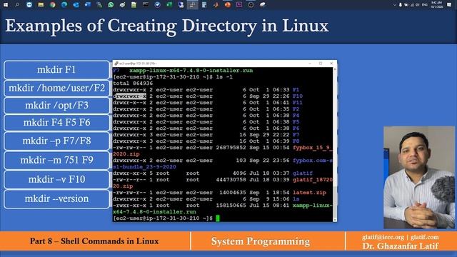 mkdir Command to create directory in Linux - rmdir, rm to Remove - 13 advance examples - SP 7 смотреть онлайн