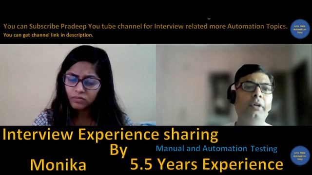 Interview Experience Sharing by Monika having 5.5 Years experience in QA profile смотреть онлайн