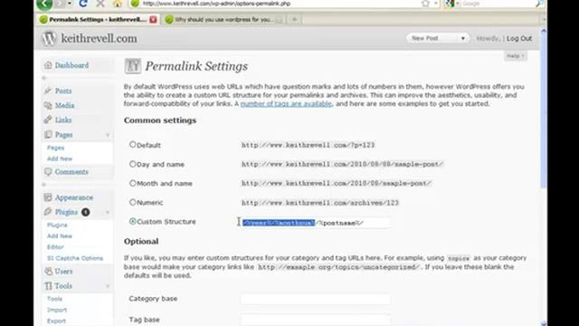 Wordpress - How to set up Permalinks up to date 2010 смотреть онлайн