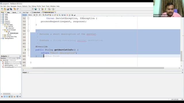 #P3|How to work with get and post method using Servlet|J2EE Laboratory смотреть онлайн
