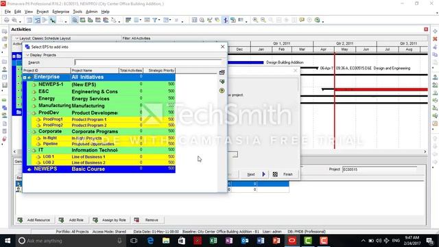 Планирование проектами с использованием Primavera P6 смотреть онлайн