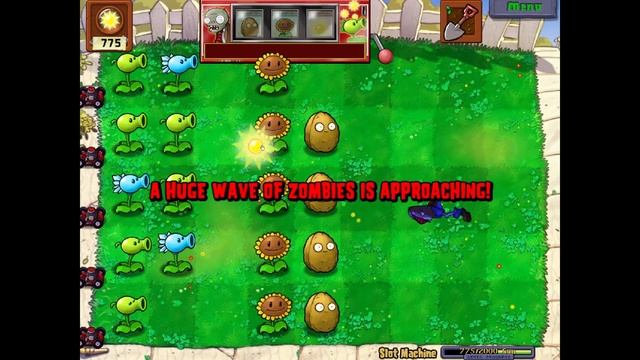 Plants Vs. Zombies: Mini-game 3 - Slot Machine смотреть онлайн